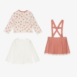 Mayoral Для новорожденных-Комплект с розовой трикотажной юбкой для малышей | Childrensalon Outlet