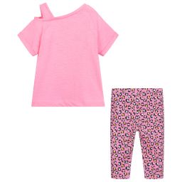 Mayoral-Розовый комплект с леггинсами | Childrensalon Outlet