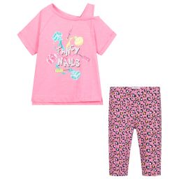Mayoral-Розовый комплект с леггинсами | Childrensalon Outlet