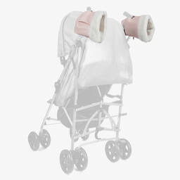 مايورال Newborn-قفّازات متين لون زهري لعربة الأطفال | Childrensalon Outlet