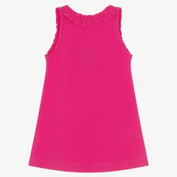 Mayoral-Розовое хлопковое платье в полоску | Childrensalon Outlet