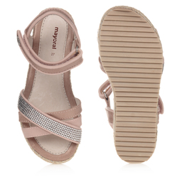 Mayoral-Розовые сандалии на танкетке | Childrensalon Outlet