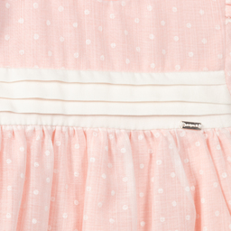 Mayoral Newborn-Pink & White Baby Dress Set | Childrensalon Outlet