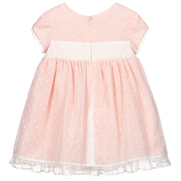 Mayoral Newborn-Pink & White Baby Dress Set | Childrensalon Outlet