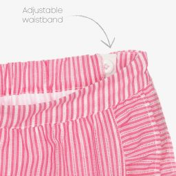Mayoral-Pink & White Stripe Skort | Childrensalon Outlet