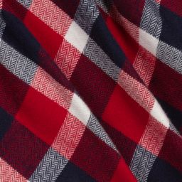 مايورال Newborn-فستان قطن كاروهات لون أحمر وكحلي | Childrensalon Outlet