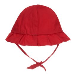 Mayoral Newborn-Red Cotton Baby Hat | Childrensalon Outlet