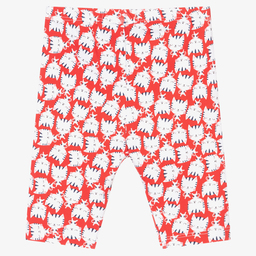 مايورال-ليغنغز أطفال بناتي قطن جيرسي مستدام لون أحمر | Childrensalon Outlet