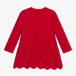 Mayoral-Красное платье из джерси с котом | Childrensalon Outlet