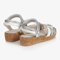 Mayoral-Silver Star Wedge Sandals | Childrensalon Outlet
