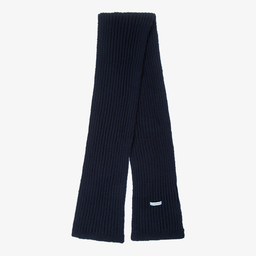 مايورال-قفازات وسكارف وقبعة مزيج أكريليك محبوك لون كحلي للبنات | Childrensalon Outlet