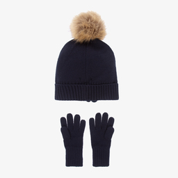 Mayoral-Teen Blue Gloves, Scarf & Hat | Childrensalon Outlet