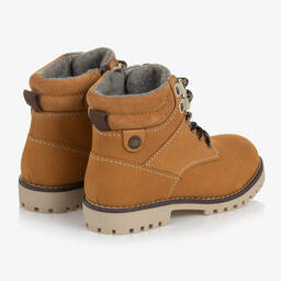 Mayoral-Teen Boys Beige Nubuck Leather Boots | Childrensalon Outlet