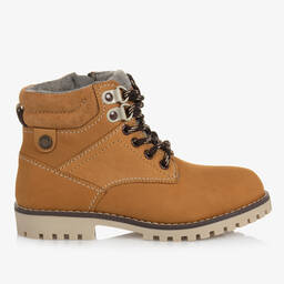Mayoral-Teen Boys Beige Nubuck Leather Boots | Childrensalon Outlet