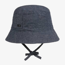Mayoral-Teen Boys Blue Chambray Bucket Hat | Childrensalon Outlet