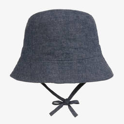 Mayoral-Teen Boys Blue Chambray Bucket Hat | Childrensalon Outlet