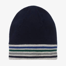 Mayoral-Teen Boys Blue & Green Hat Set | Childrensalon Outlet
