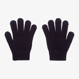 Mayoral-Teen Boys Blue Knitted Gloves | Childrensalon Outlet