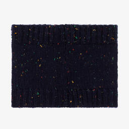 Mayoral-Teen Boys Blue Knitted Hat & Snood Set | Childrensalon Outlet