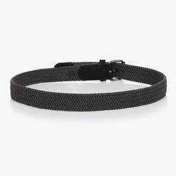 Mayoral-Teen Dark Grey Woven Belt | Childrensalon Outlet