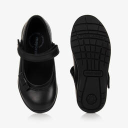 Mayoral-Черные кожаные туфли для девочек-подростков | Childrensalon Outlet