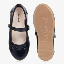 مايورال-بمب باليرينا تينز بناتي جلد صناعي لامع لون كحلي | Childrensalon Outlet