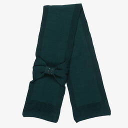 Mayoral-Зеленая шапка и шарф для подростков | Childrensalon Outlet