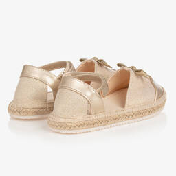 Mayoral-Teen Girls Gold Espadrille Shoes | Childrensalon Outlet