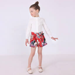 مايورال-حذاء بوم-بوم جلد صناعي لامع عاجي تينز بناتي | Childrensalon Outlet