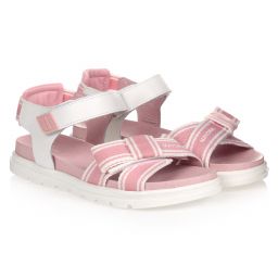 Mayoral-Teen Girls Pink Bow Sandals | Childrensalon Outlet