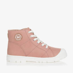 Mayoral-Teen Girls Pink Faux Leather Boots | Childrensalon Outlet