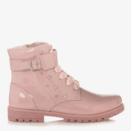 Mayoral-Teen Girls Pink Faux Leather Boots | Childrensalon Outlet