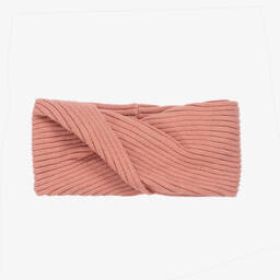 مايورال-طقم قبعة مزيج فيسكوز محبوك لون زهري | Childrensalon Outlet