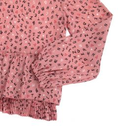 مايورال-Teen Girls Pink Letters Blouse | Childrensalon Outlet