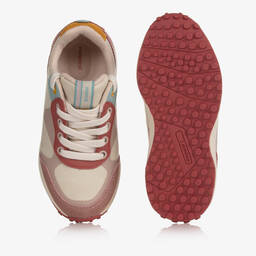 مايورال-ترينرز تينز بناتي جلد صناعي وشامواه لون زهري | Childrensalon Outlet