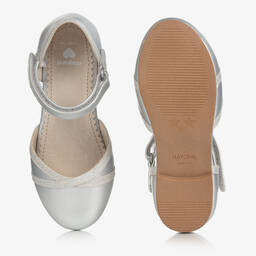 Mayoral-Teen Girls Silver Bar Shoes | Childrensalon Outlet
