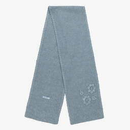 Mayoral-Teen Girls Teal Blue Knitted Hat Set | Childrensalon Outlet