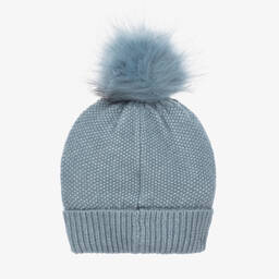 Mayoral-Teen Girls Teal Blue Knitted Hat Set | Childrensalon Outlet