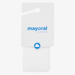 Mayoral-Teen Girls White Floral Tights | Childrensalon Outlet