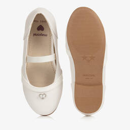 Mayoral-Teen Girls White Pumps | Childrensalon Outlet