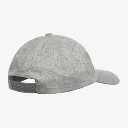 Mayoral-Teen Grey Smiling Face Cotton Cap | Childrensalon Outlet