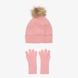 Mayoral-Teen Pink Hat, Scarf & Gloves | Childrensalon Outlet