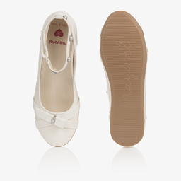 Mayoral-Белые лодочки из искусственной кожи для подростков | Childrensalon Outlet