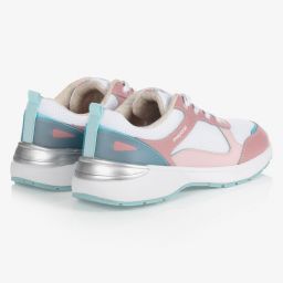 Mayoral-Teen White Mesh Trainers | Childrensalon Outlet