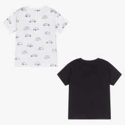 Mayoral-Белая и синяя футболки (2шт.) | Childrensalon Outlet