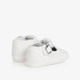 Mayoral-White Canvas Pre-Walker Shoes | Childrensalon Outlet