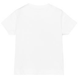 Mayoral-Белая футболка с изображением пса-капитана | Childrensalon Outlet