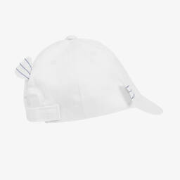 Mayoral Newborn-White Fish Cotton Baby Cap | Childrensalon Outlet