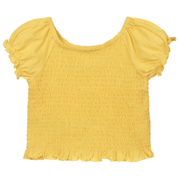Mayoral-Yellow Cotton Jersey Top | Childrensalon Outlet