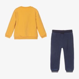 Mayoral Для новорожденных-Желтый топ со львом и брюки | Childrensalon Outlet